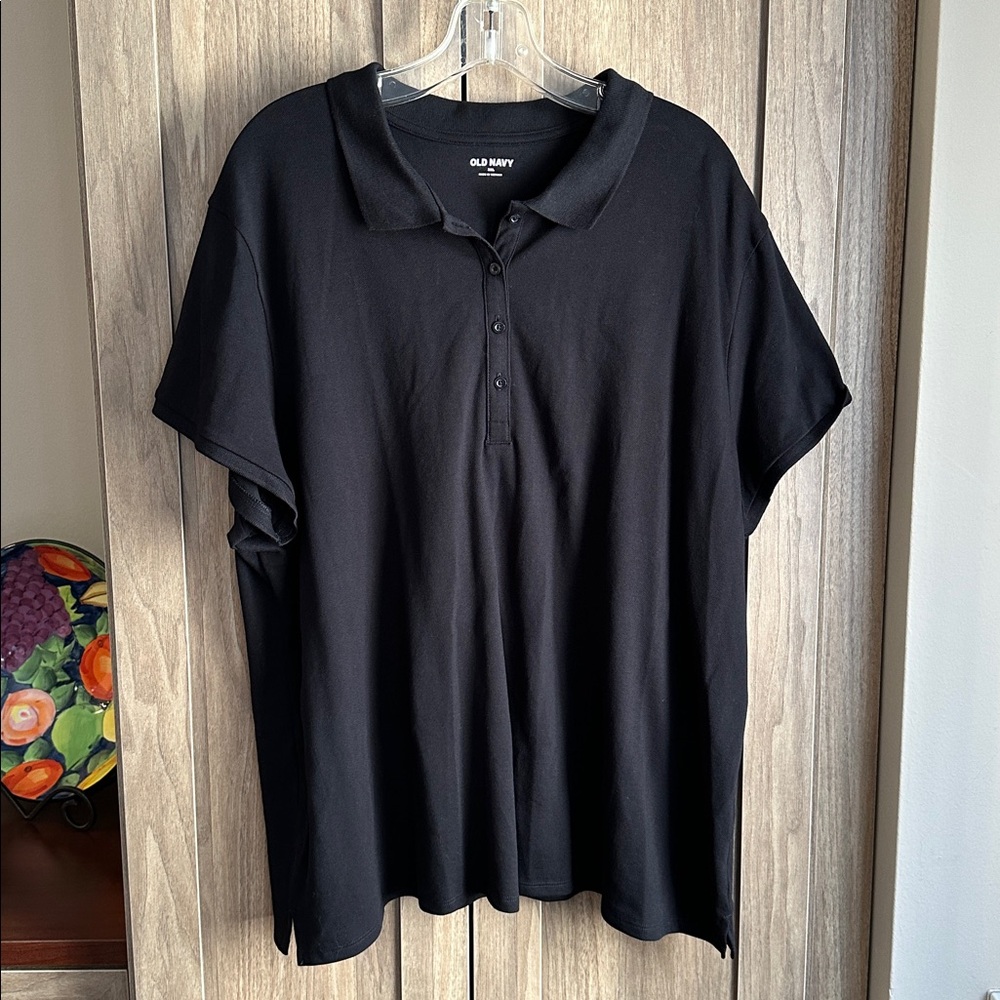 NWT! Old Navy Black Polo Shirt | XXL